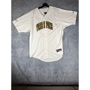Nike Team Fresh Poke Hawaii Baseball Jersey White Gold XL Laird Hamilton 24 NEW